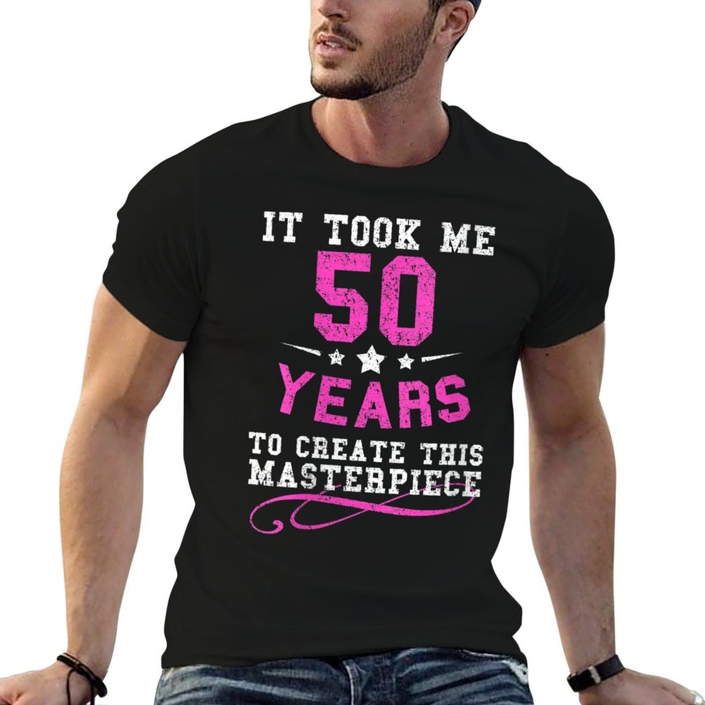 Womens Funny 50th Birthday Gift Idea for Women  High-quality Stitching T-Shirt