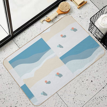 Beach Shore  Long-Lasting Bath Mat