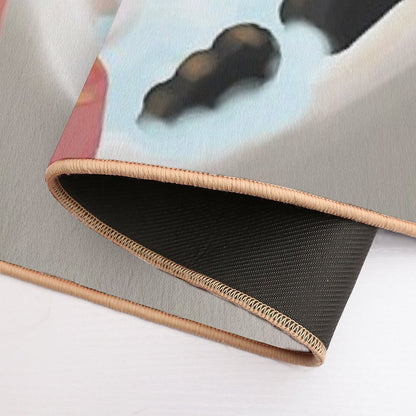 Bath Time Panda _ Self Care, Bubble Bath, Candles, Drink  Fade-Resistant Bath Mat