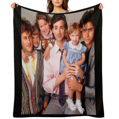 Full House Drama Movie Family ALB49 Machine-washable Throw Blanket