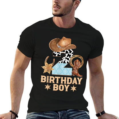 Western Family Birthday Boy 2 Cowboy 2nd Birthday Comfortable T-Shirt