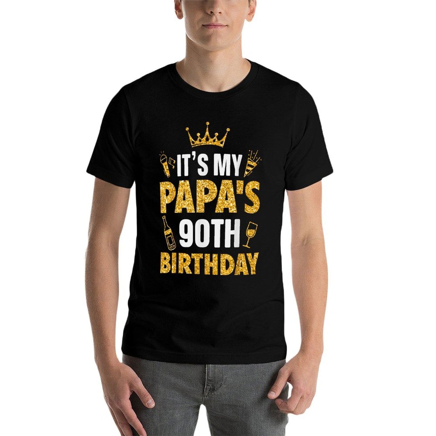 Father Daddy It's My Papa's 90th Birthday 1935 90 Years Old  Classic T-Shirt