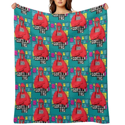 Gorilla Tag Cools Red 4 Compact Throw Blanket