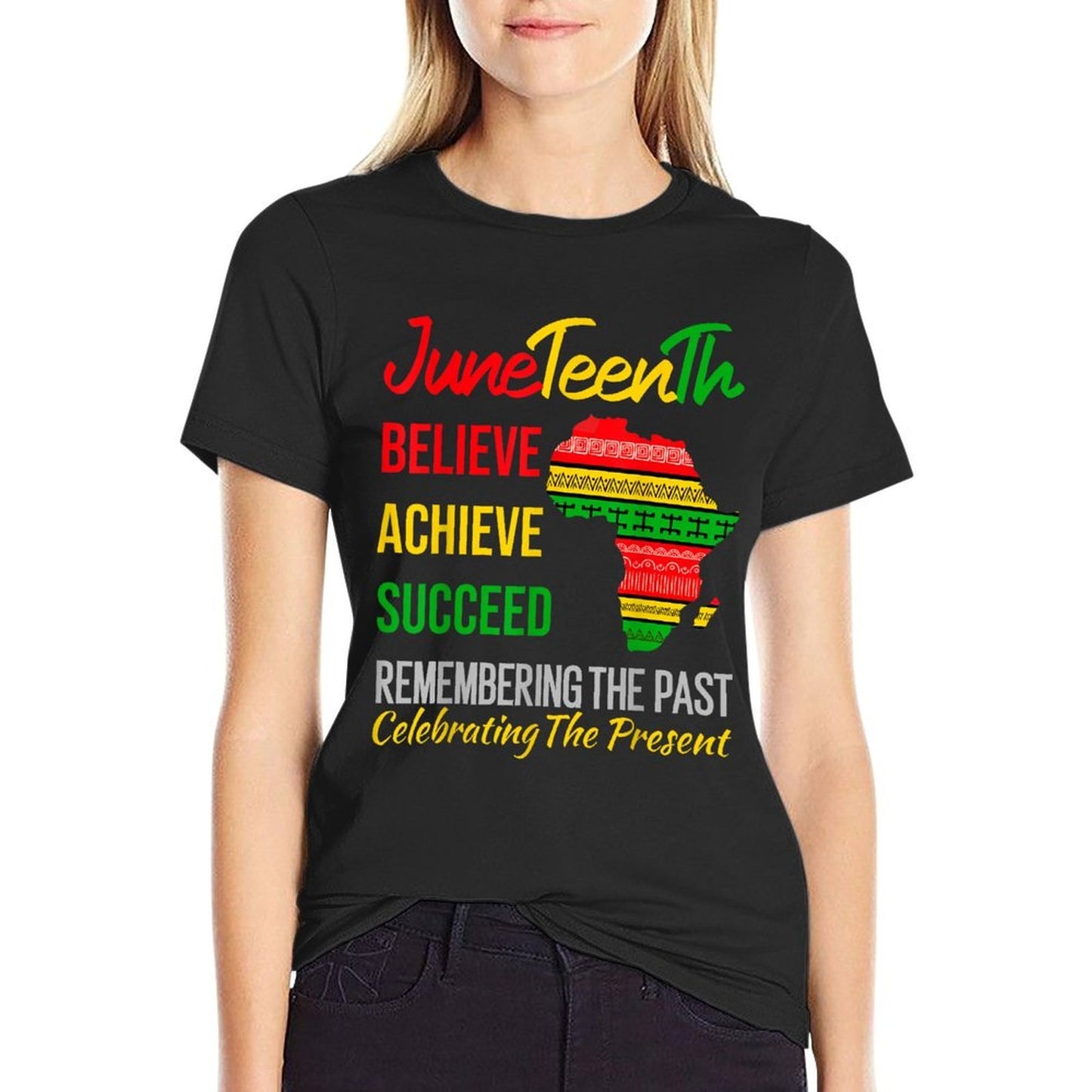 Juneteenth Is My Independence Day African 1865 Juneteenth  Easy-care T-Shirt