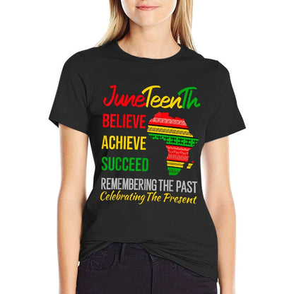 Juneteenth Is My Independence Day African 1865 Juneteenth  Easy-care T-Shirt