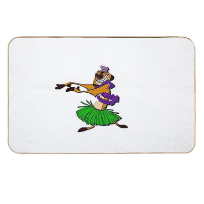 Timon Funny Drawing  2  Absorbent Bath Mat