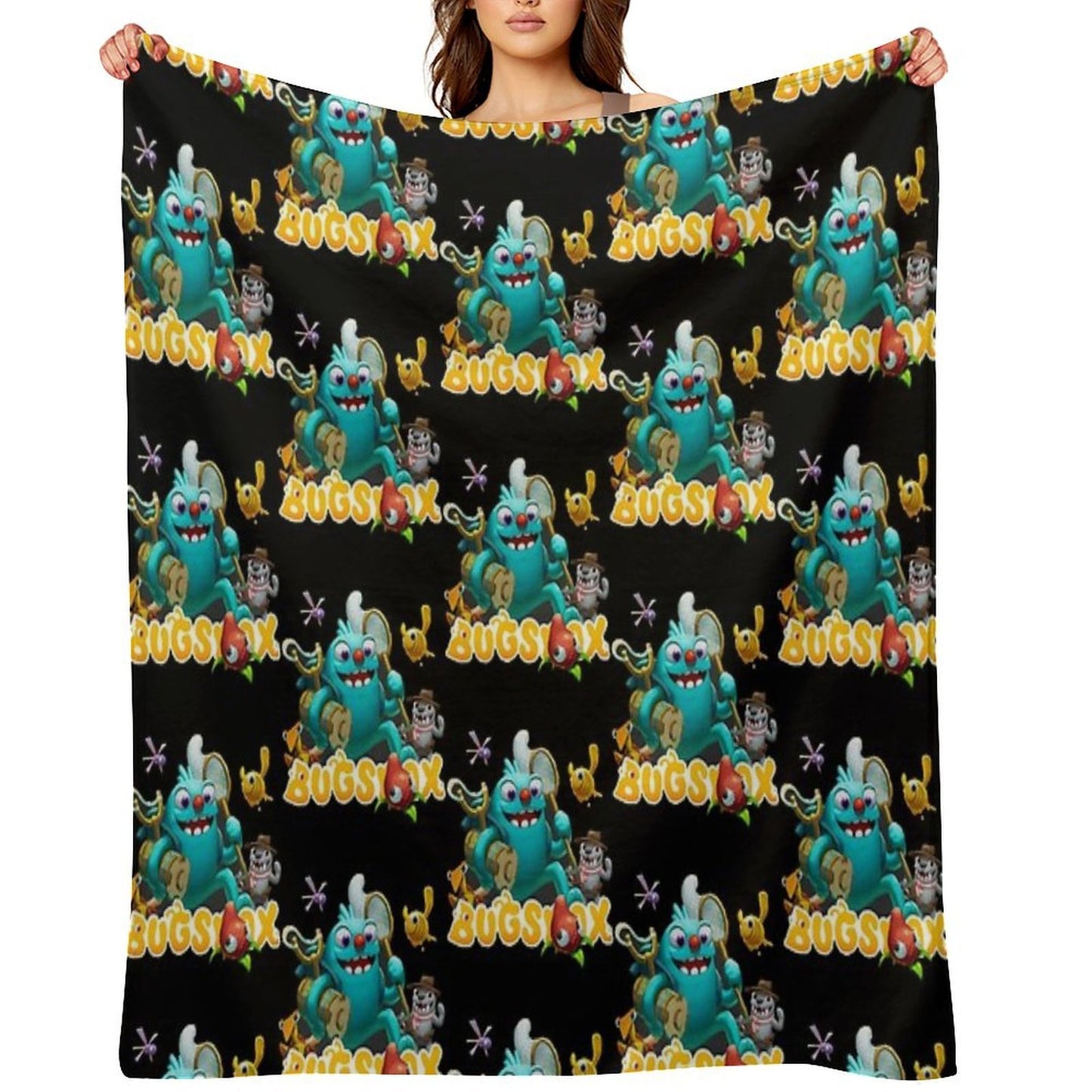 Bugsnax Plush Throw Blanket