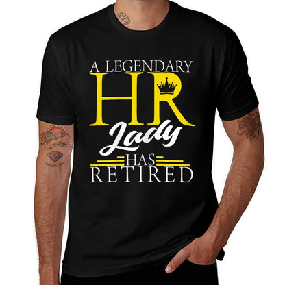 Retired HR Lady Funny Human Resources Retirement Gift  Affordable Price T-Shirt