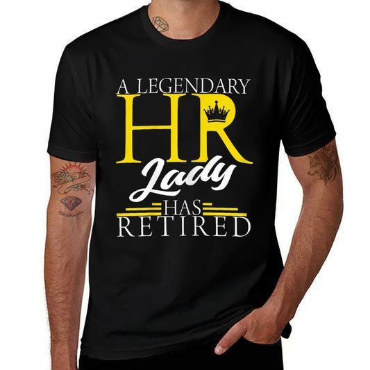 Retired HR Lady Funny Human Resources Retirement Gift  Affordable Price T-Shirt