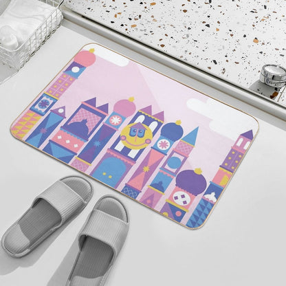 It's A Small World after All  Odorless Bath Mat