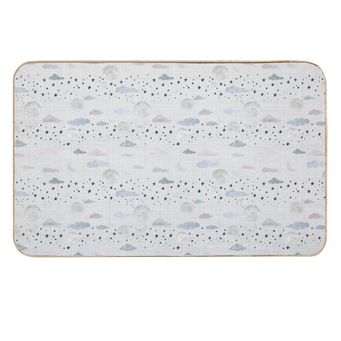 Sparkle - Light Grey  Pet-Safe Bath Mat