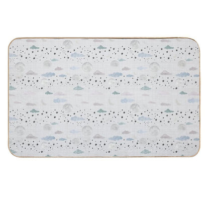 Sparkle - Light Grey  Pet-Safe Bath Mat