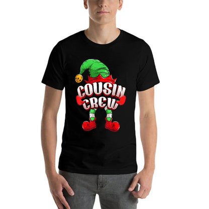 Christmas Cousin Crew Elf Ugly Matching Family  Stretchy T-Shirt