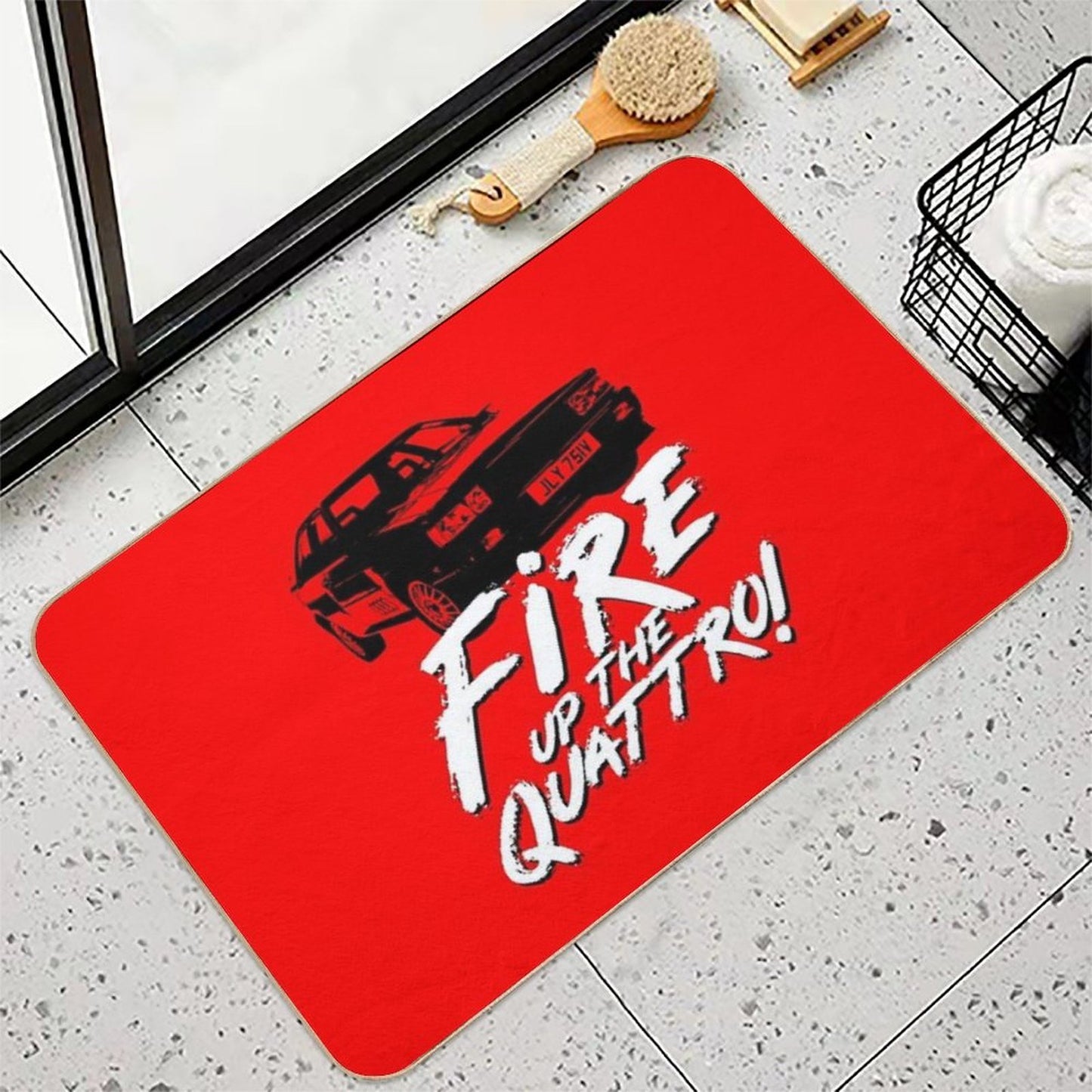 Gene Hunt - Fire Up The Quattro  Long-Lasting Bath Mat