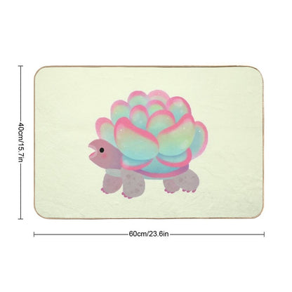 Cactus Tortoise  Anti-Trip Bath Mat