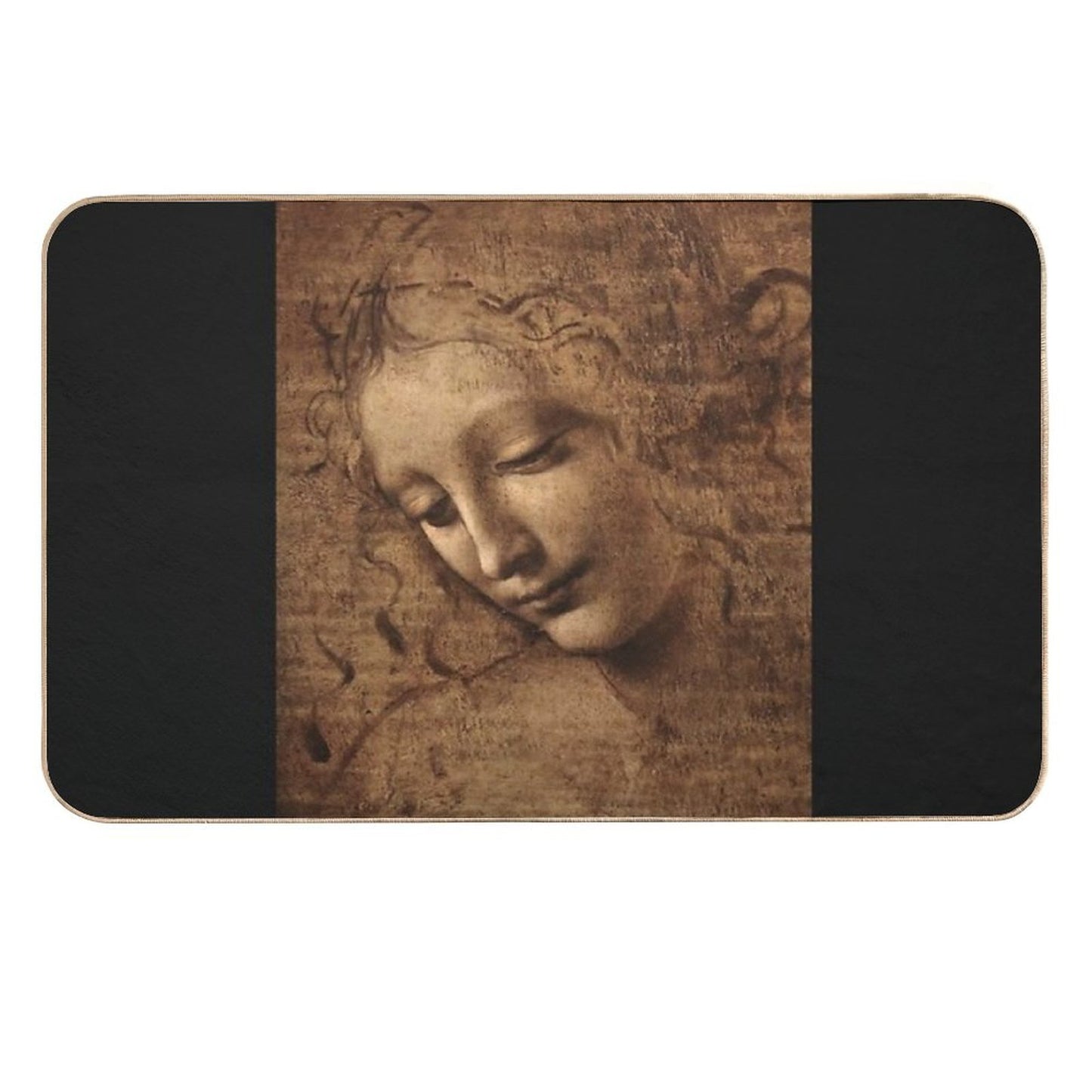 La Scapigliata by Leonardo Da Vinci  Pet-Safe Bath Mat