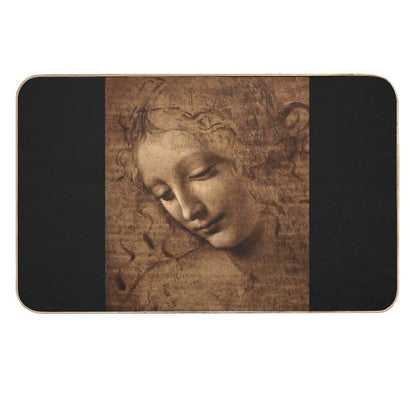 La Scapigliata by Leonardo Da Vinci  Pet-Safe Bath Mat