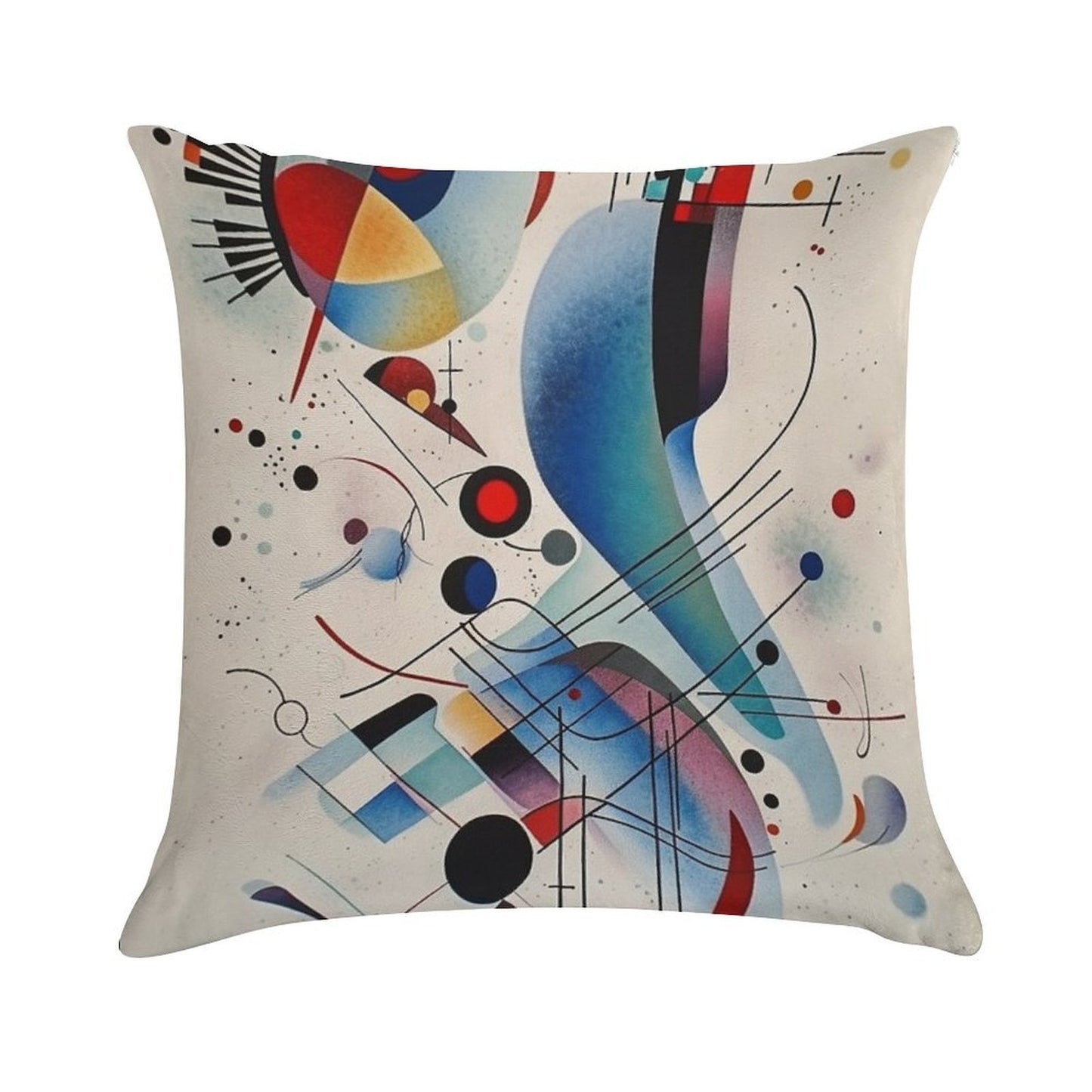 Kandinsky Art Print Soft Gift Ready Throw Pillow