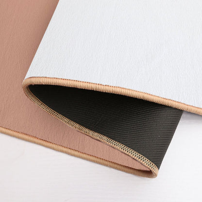 Abstract Hand-drawn Sketch The Contours of Modern Contemporary Boho Elements Isolated Home Wall Decor Simple.  Slip-Resistant Bath Mat