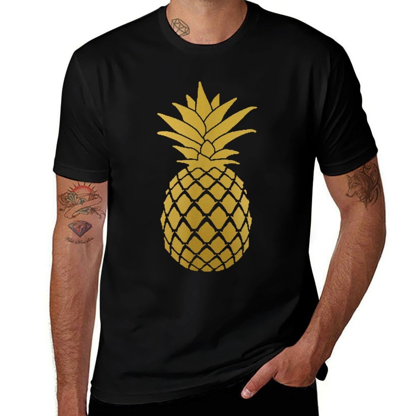 Pineapple Gold Cute Beach  Classic T-Shirt
