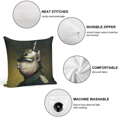 Pigglehaube Soft Decorative Cover Throw Pillow