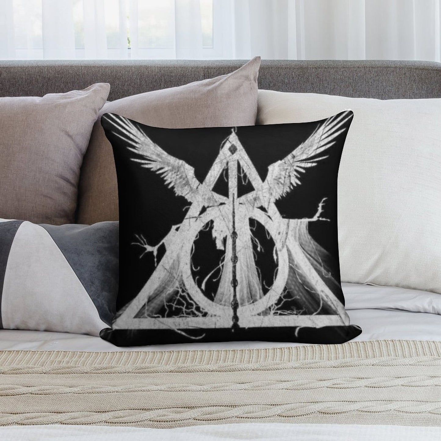 PRISMATIC SOUL Soft Luxury Feel Throw Pillow