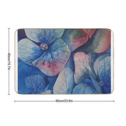 Hydrangea  Repositionable Bath Mat