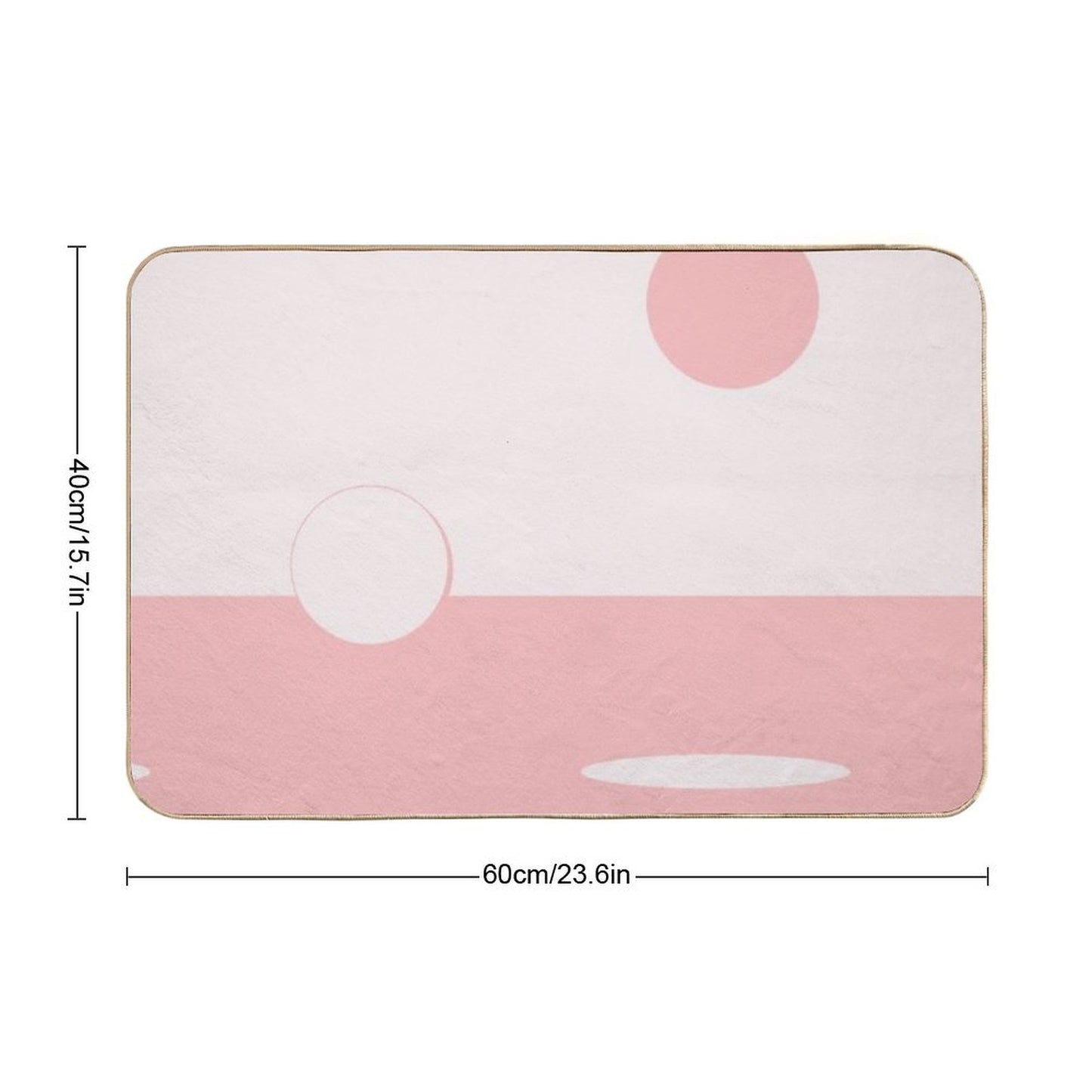 Circles 2  Rapid-Drying Bath Mat