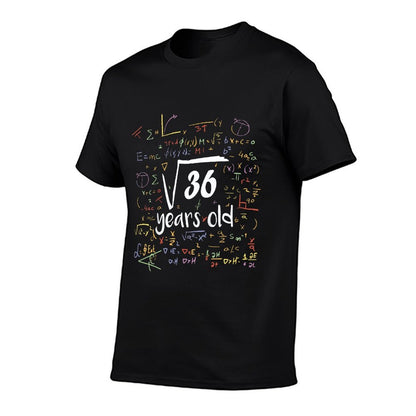 Kids Square Root Of 36 - 6th Birthday 6 Year Old Math Bday  Soft T-Shirt