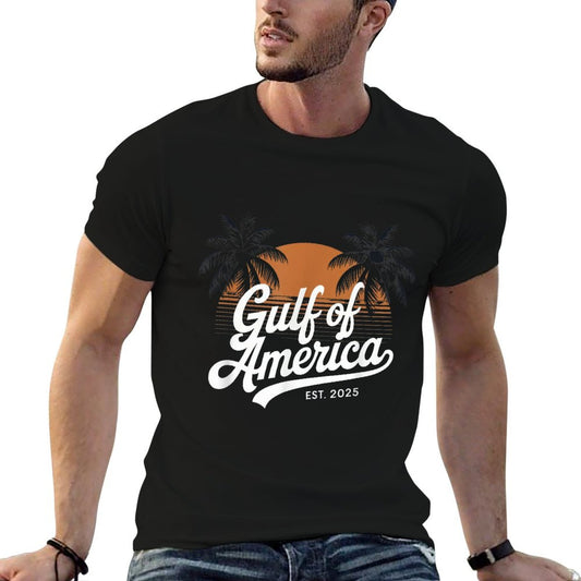 Retro Vintage Women Gulf Of USA America Est 2025 Gulf Mexico Affordable Price T-Shirt