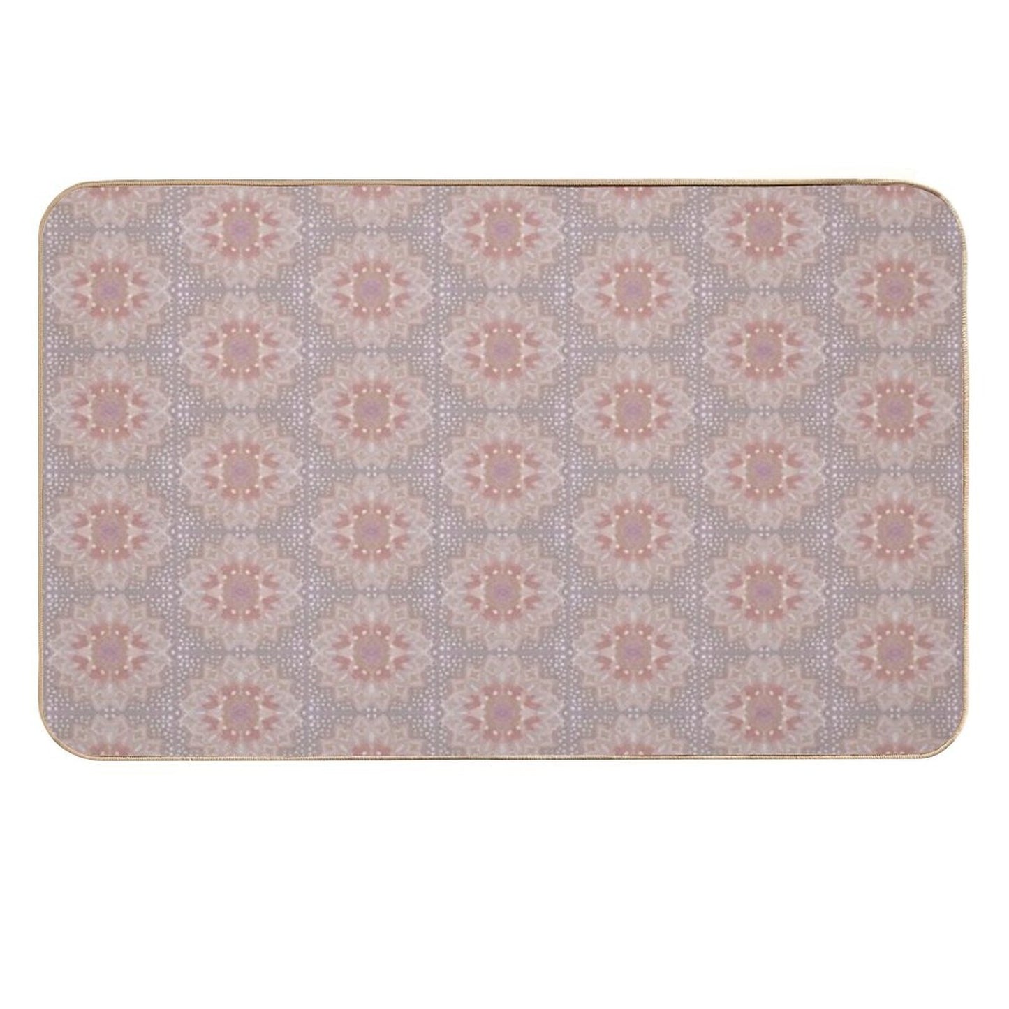 Mandala Earthtones  Non-Slip Bath Mat