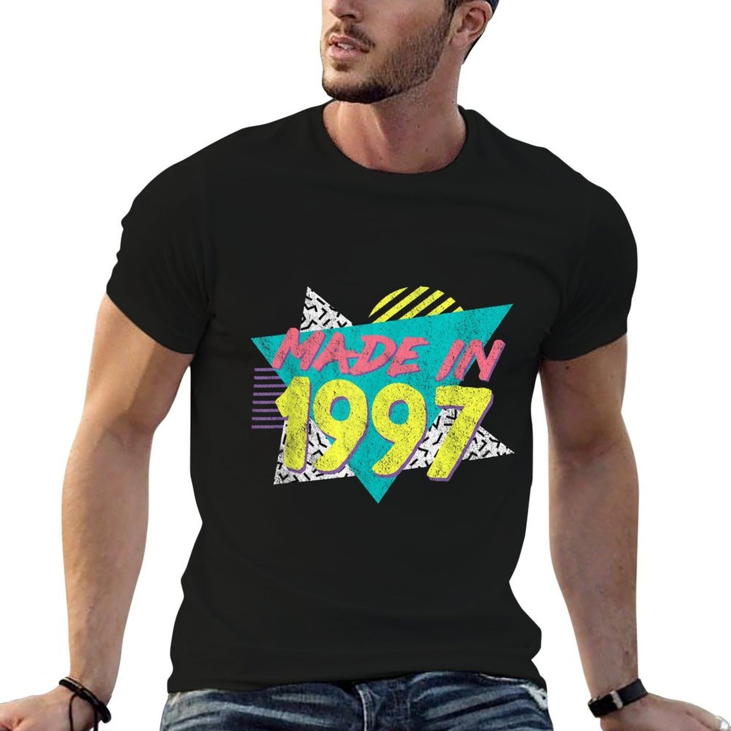 Made In 1997 Retro Vintage 28th Birthday  Durable T-Shirt