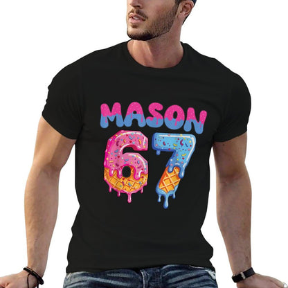 Baseball Drip Number 67 Player Or 67th Birthday  Moisture-wicking T-Shirt