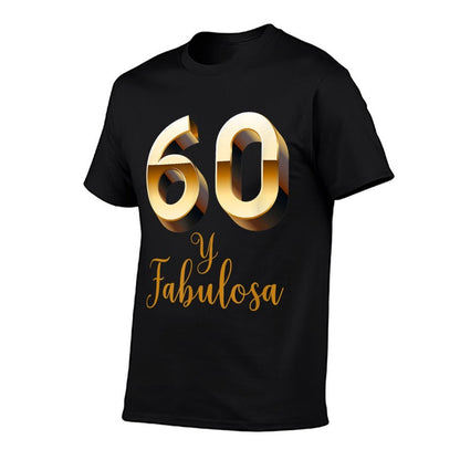 Spanish 60th Birthday 60 Fabulosa Camisa De Cumpleanos  Slim-fit Cut T-Shirt