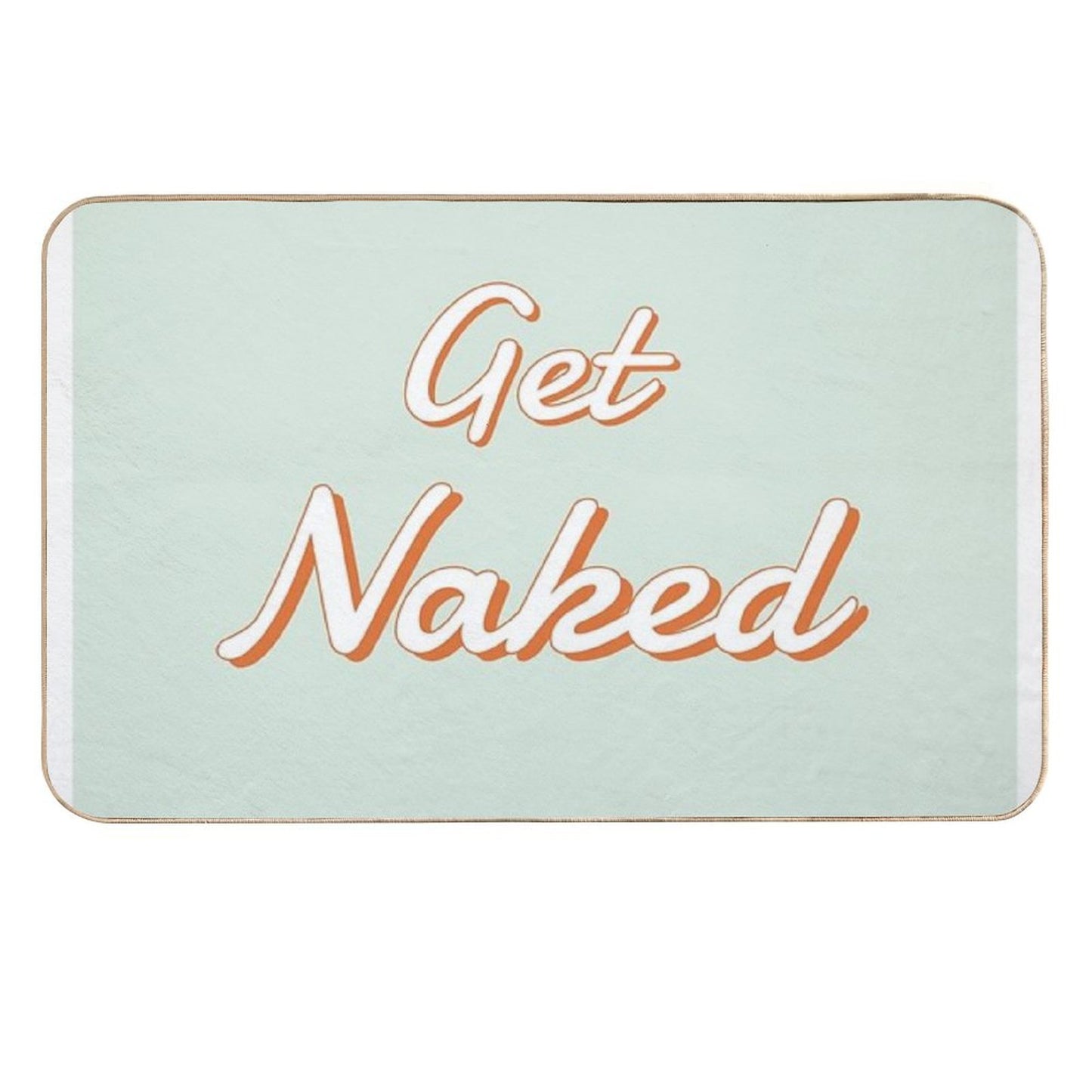 Get Naked Bathroom Art  Anti-Trip Bath Mat
