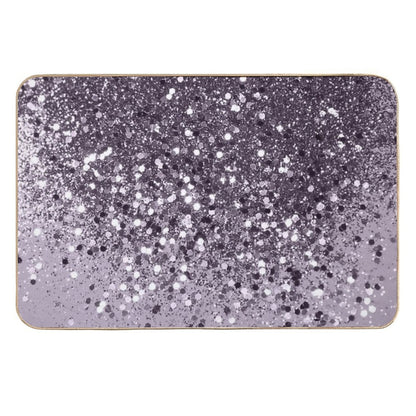 Lavender Lady Glam #2 (Photo of Glitter Only - Not Reflective)  Repositionable Bath Mat