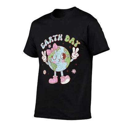Cute Earth Days For Girls Kids Toddler Save The Planet  Relaxed-fit T-Shirt