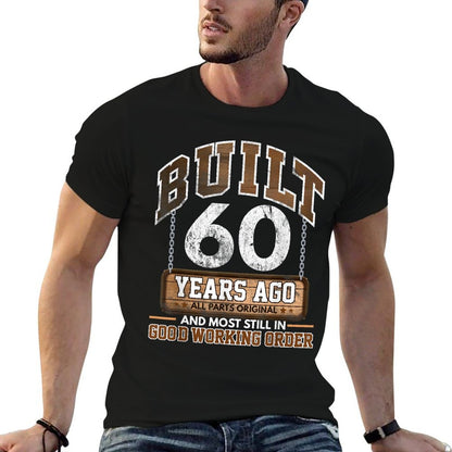 Built 60 Years Ago - All Parts Original Funny 60th Birthday  Eco-friendly Material T-Shirt