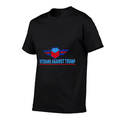 Veterans Against Trump  High-quality Stitching T-Shirt