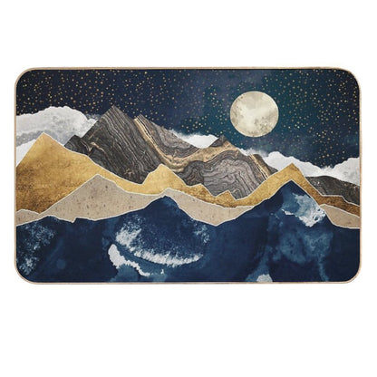 Midnight Winter  High-Traffic Bath Mat