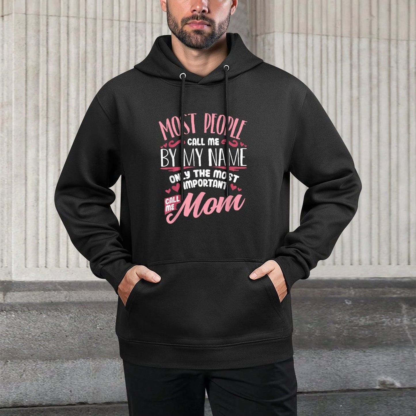Funny Mothers Day for Mom Best Mom Mother Kangaroo Pocket Hoodie