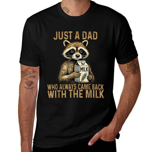 Funny New Dads With The Milk Fathers Day 1st Time Dad  Classic T-Shirt