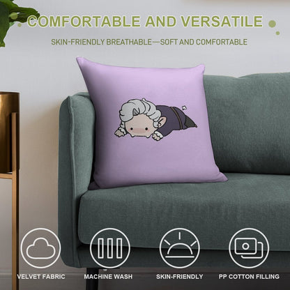 Slugstarion Soft High-Density Material Throw Pillow