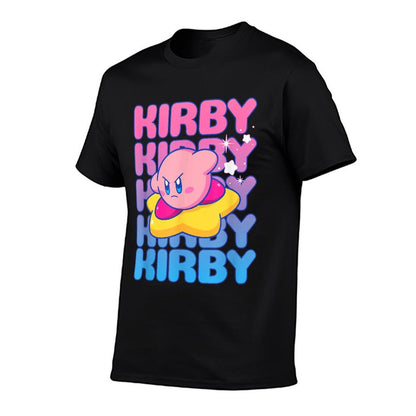 Kirby Nintendo Big Bubble Text Stack  Affordable Price T-Shirt