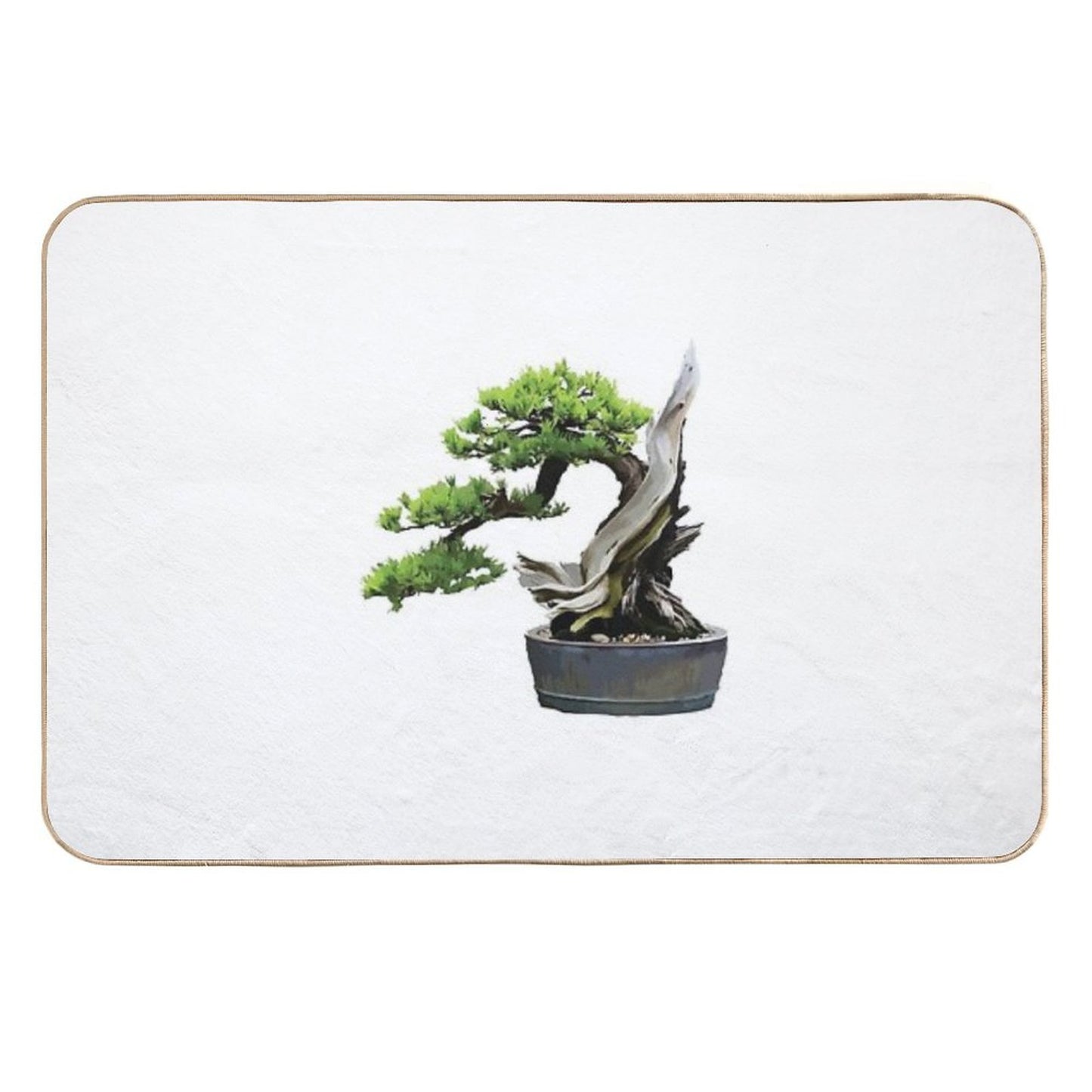 Tanuki Bonsai Art  Repositionable Bath Mat