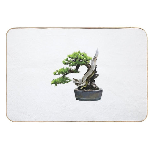 Tanuki Bonsai Art  Repositionable Bath Mat