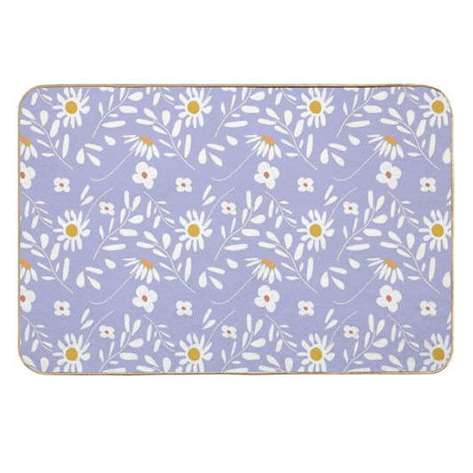 Moroccan Floral  Fade-Resistant Bath Mat