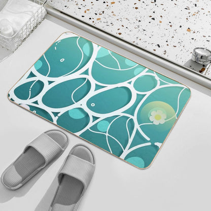 Crystalline Agwite I  Fade-Resistant Bath Mat