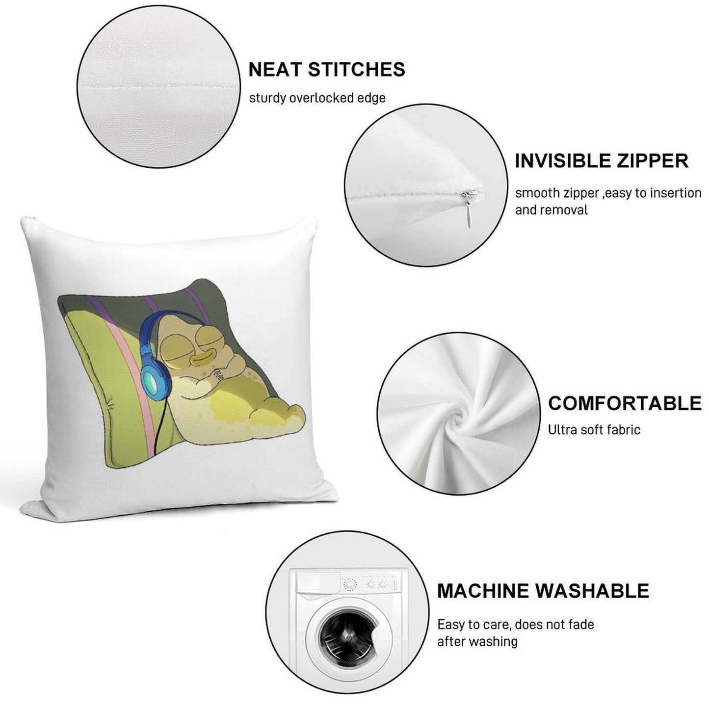 Solar Opposites Pupa Soft Bedroom Essential Throw Pillow