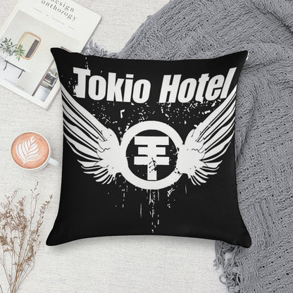 Tokio Hotel Merch Tokio Hotel Logo Soft Style Accent Throw Pillow
